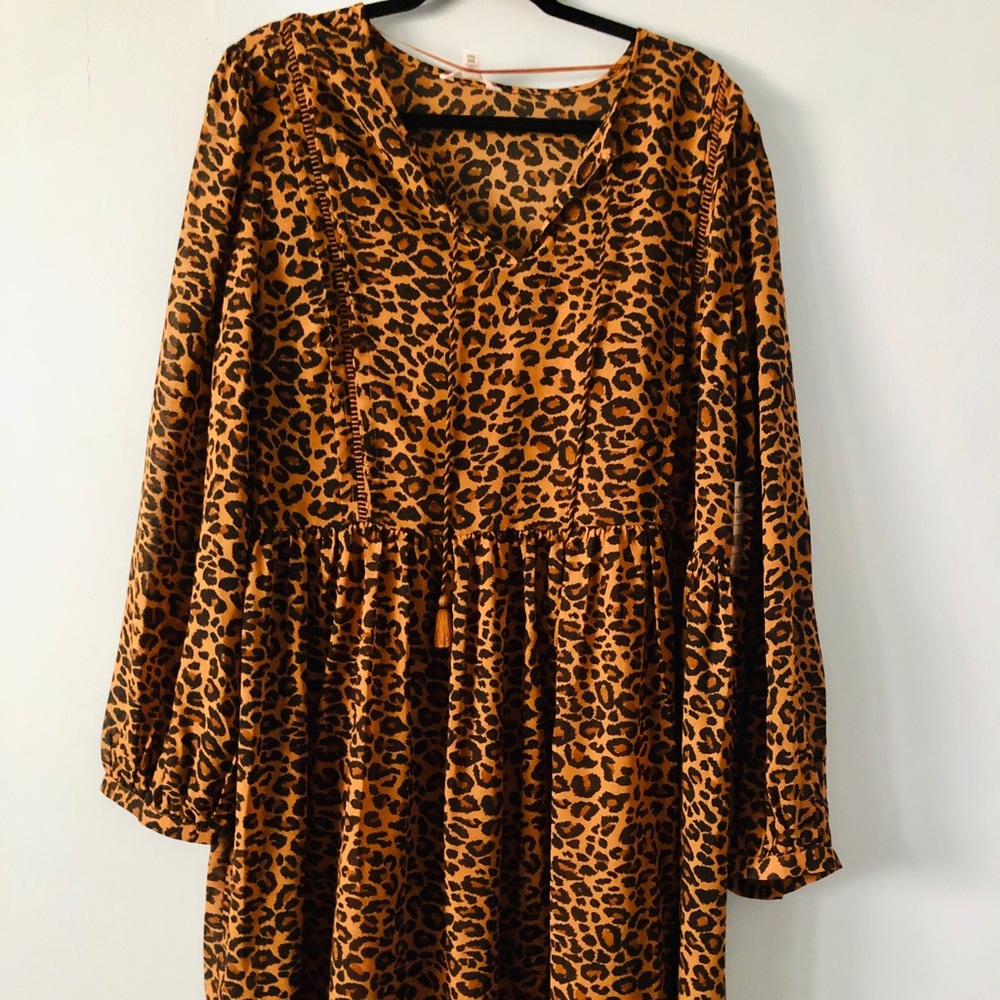 Time and Tru Leopard Print Dress